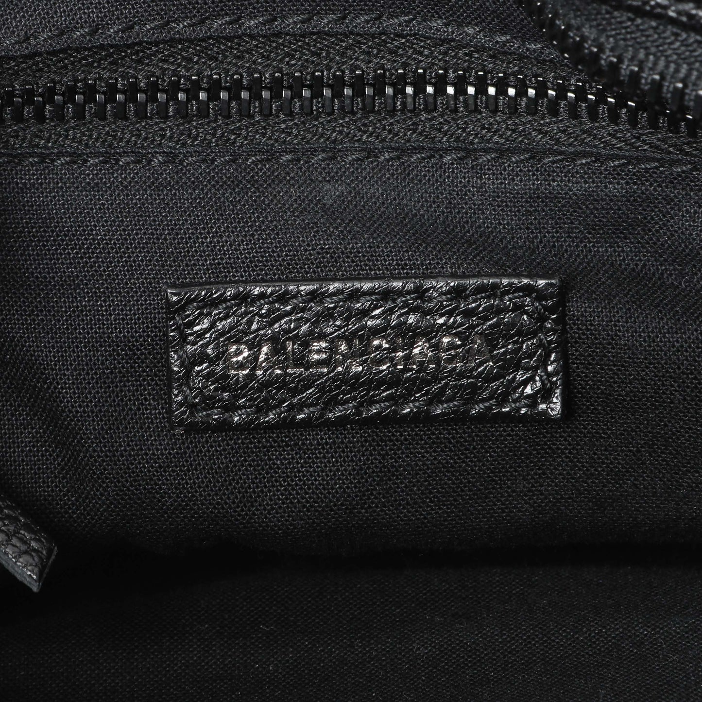 Exclusive Balenciaga Black Chevre Metallic Edge Mini City — Alternate View 9