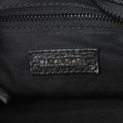 Exclusive Balenciaga Black Chevre Metallic Edge Mini City — Alternate View 9