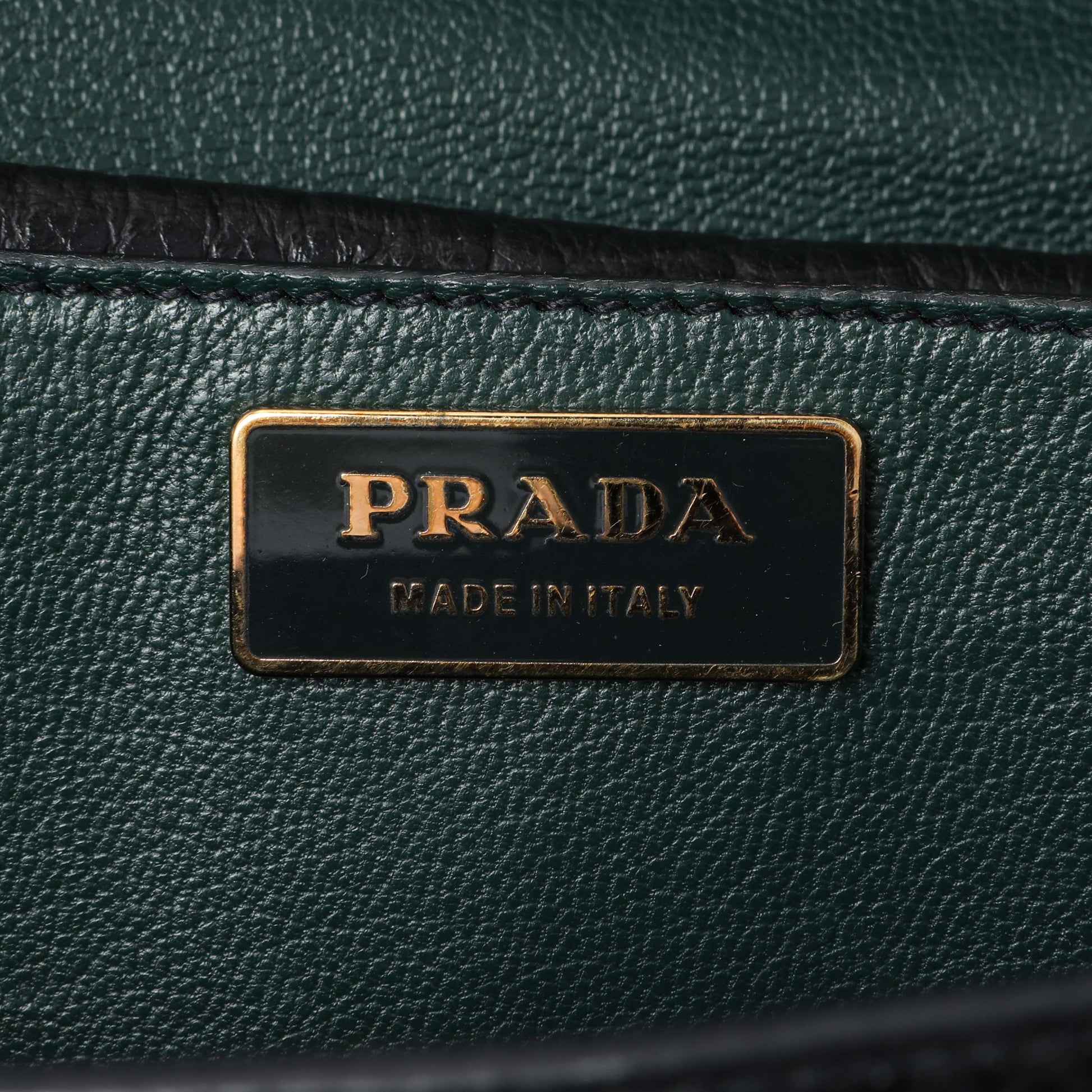 Exclusive Prada Black Calfskin Berlino Sound Semitracolla Bag — Alternate View 9