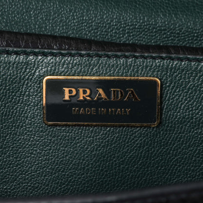 Exclusive Prada Black Calfskin Berlino Sound Semitracolla Bag — Alternate View 9