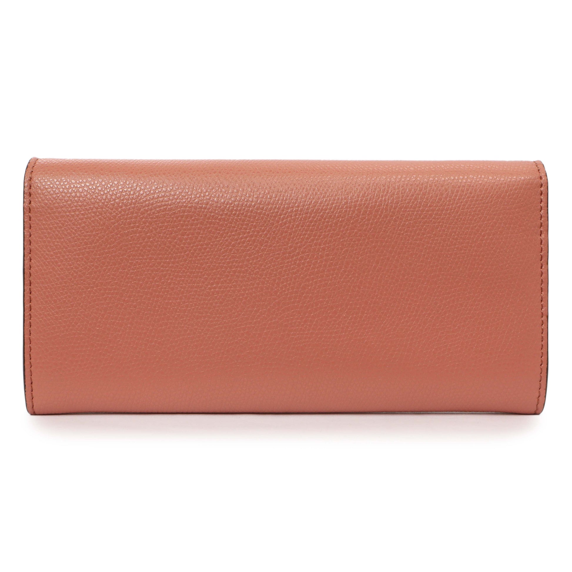 Exclusive Fendi Pink Vitello Cruise F is Fendi Continental Envelope Wallet on Chain — Side View