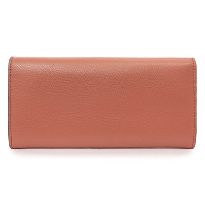 Exclusive Fendi Pink Vitello Cruise F is Fendi Continental Envelope Wallet on Chain — Side View