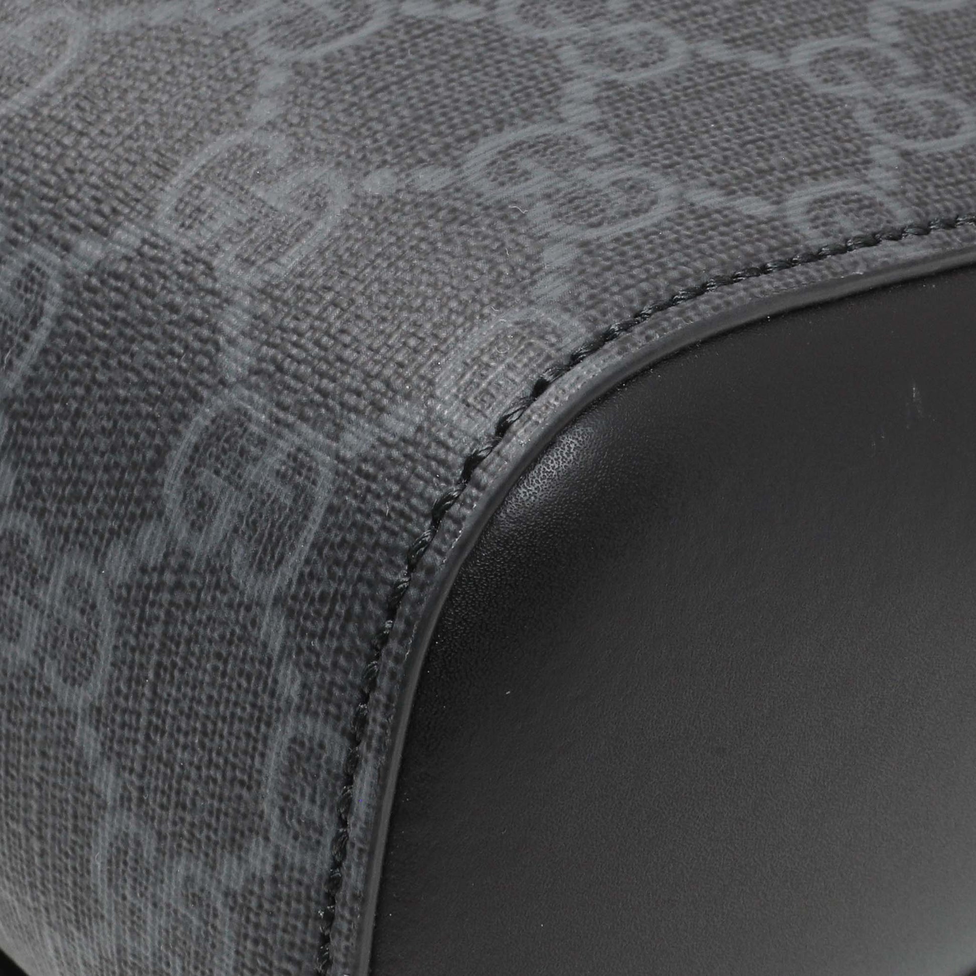 Exclusive Gucci Black GG Supreme Monogram Medium Crossbody Messenger — Alternate View 7