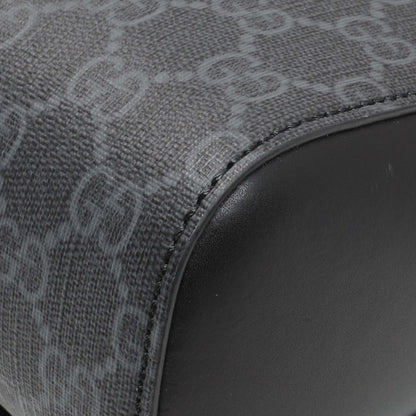 Exclusive Gucci Black GG Supreme Monogram Medium Crossbody Messenger — Alternate View 7