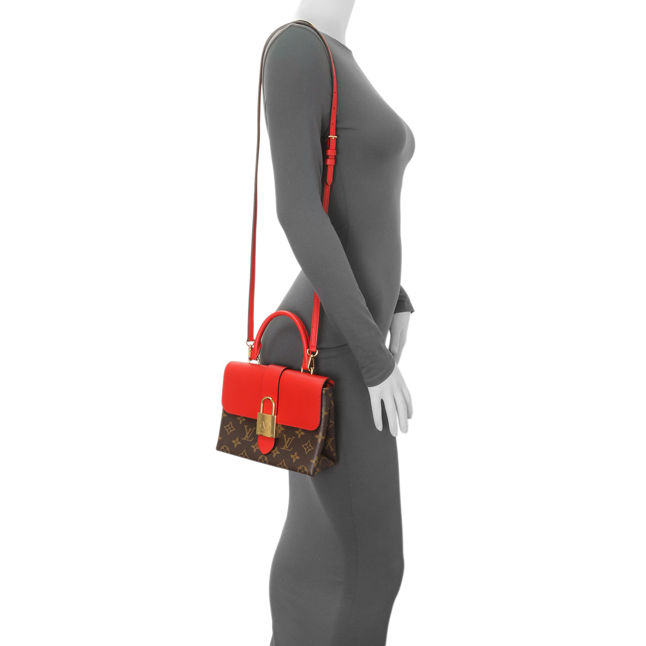 Exclusive Louis Vuitton Monogram Coquelicot Locky BB — Alternate View 11