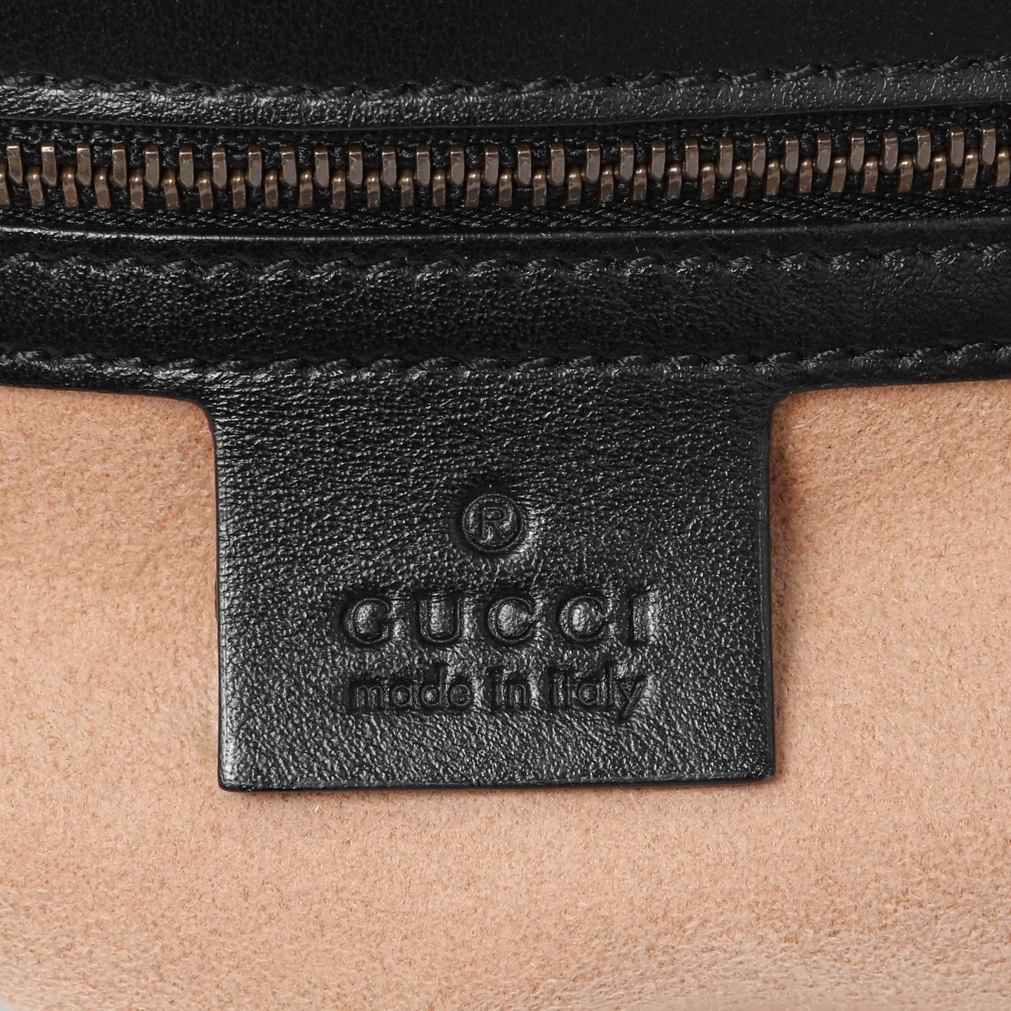 Exclusive Gucci Black Calfskin Matelasse Small GG Marmont Shoulder Bag — Alternate View 9