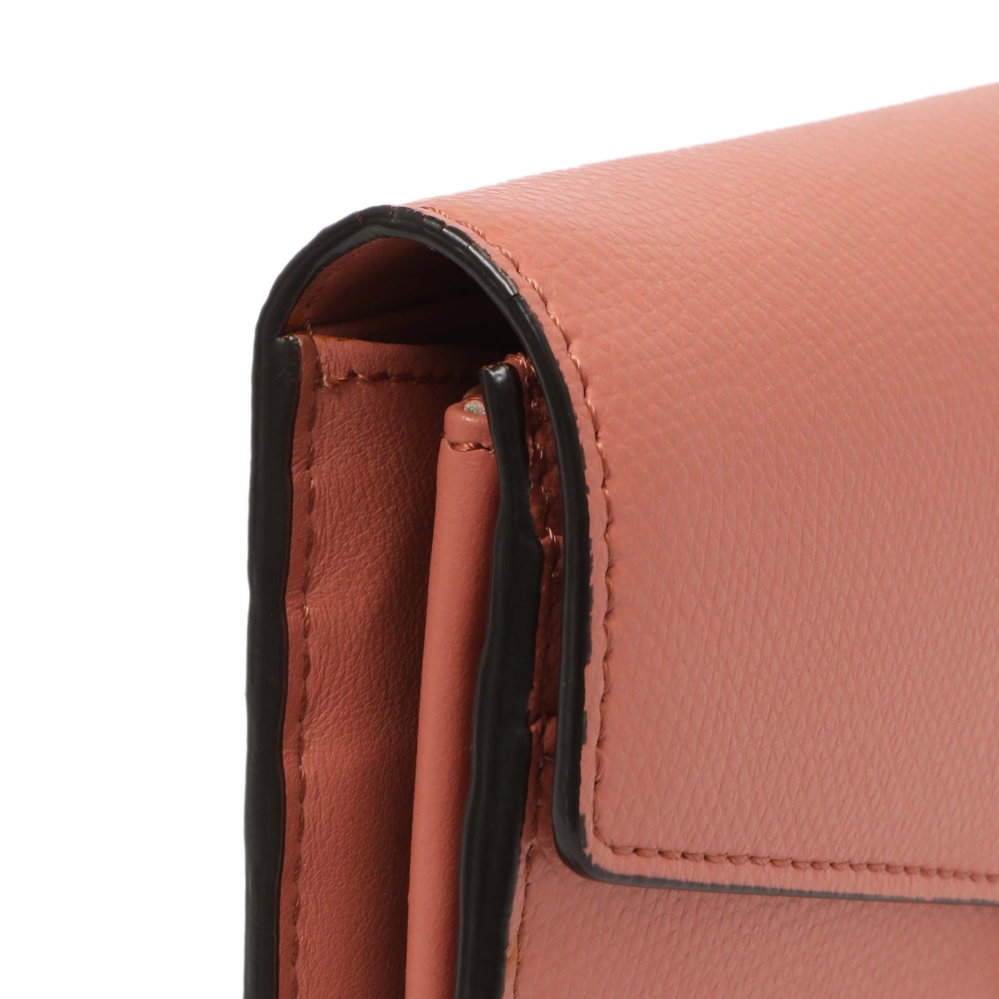 Exclusive Fendi Pink Vitello Cruise F is Fendi Continental Envelope Wallet on Chain — Alternate View 8