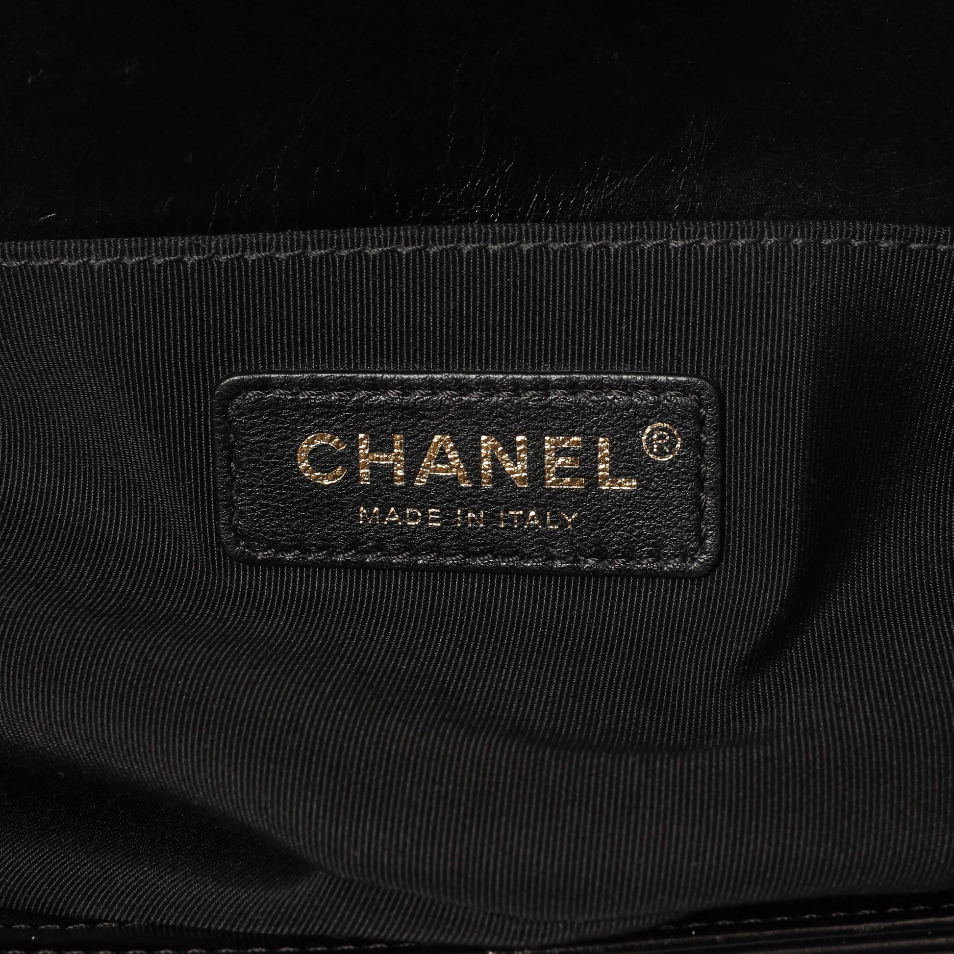 Exclusive Chanel Black Shearling Medium Boy Bag — Alternate View 10