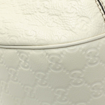 Exclusive Gucci White Guccissima Large New Ladies Web Hobo — Alternate View 7