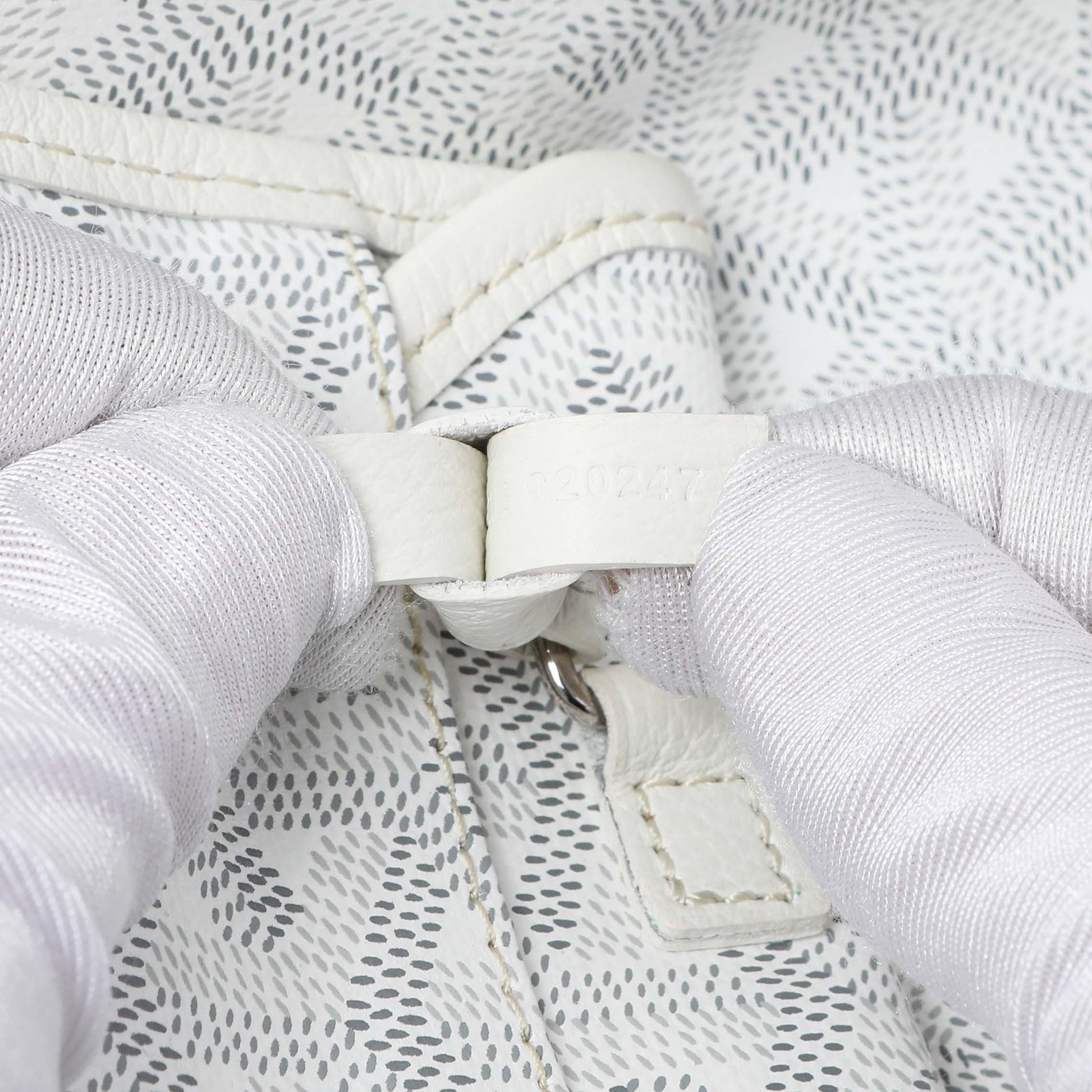Exclusive Goyard White Goyardine Saint Louis PM — Alternate View 10