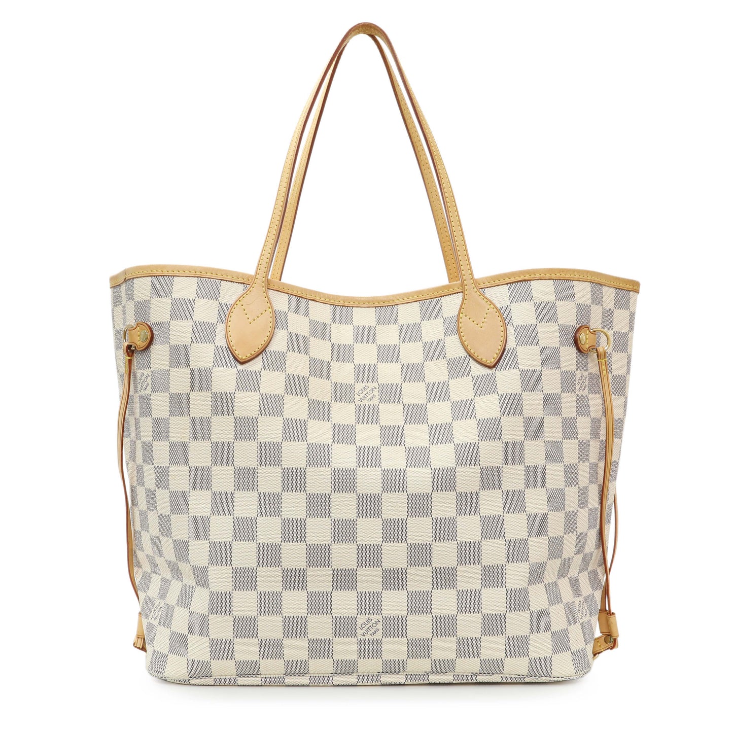 Exclusive Louis Vuitton Damier Azur Neverfull MM — Front View