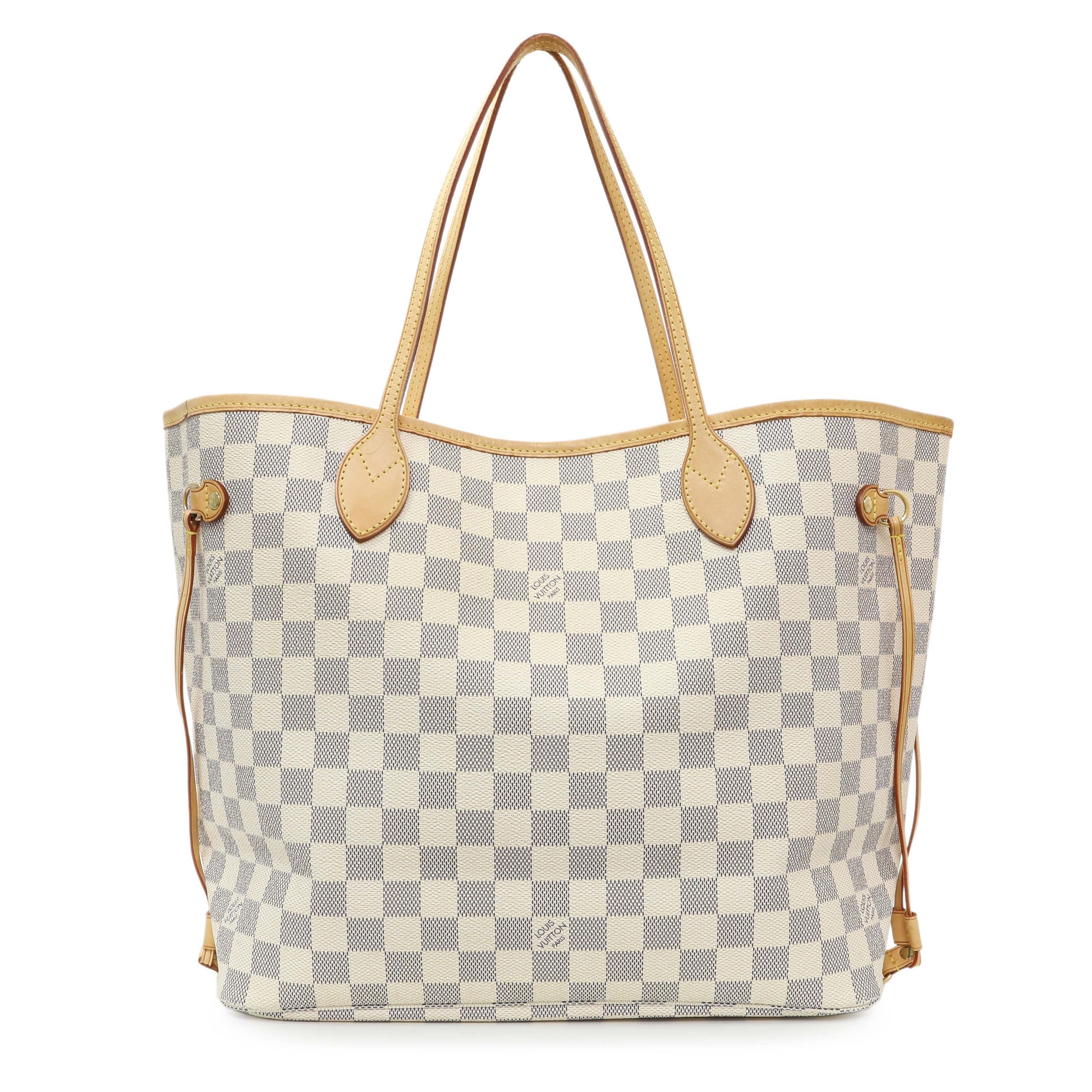 Exclusive Louis Vuitton Damier Azur Neverfull MM — Front View