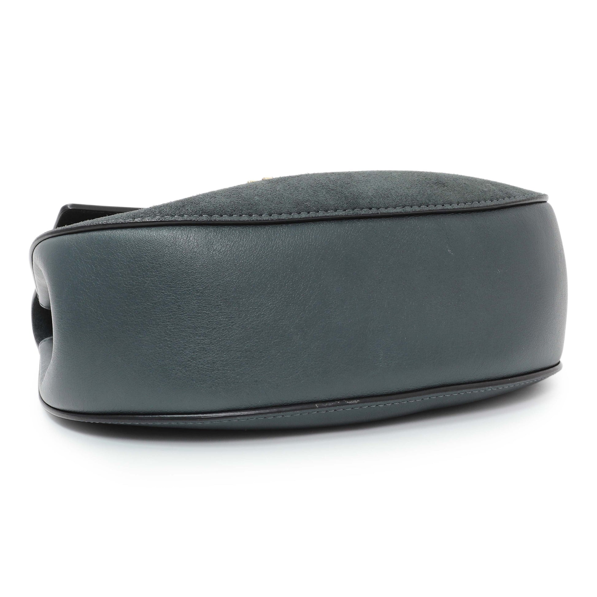 Exclusive Chloe Suede Smooth Calfskin Drew Shoulder Bag — Back View