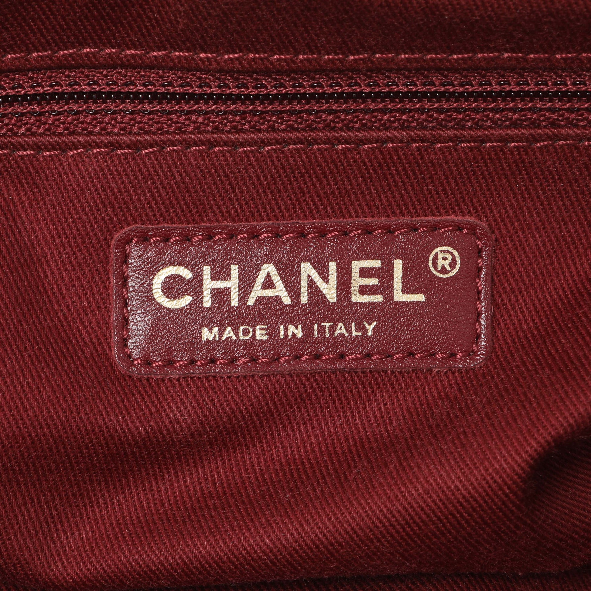 Exclusive Chanel Black Quilted Aged Calfskin Pondichery Flap — Detail View