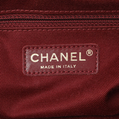 Exclusive Chanel Black Quilted Aged Calfskin Pondichery Flap — Detail View