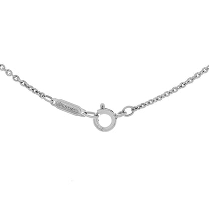 Exclusive Tiffany & Co. Sterling Silver Signature X Pendant Necklace — Back View