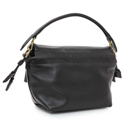 Exclusive Fendi Black Calfskin Mamma Baguette — Side View