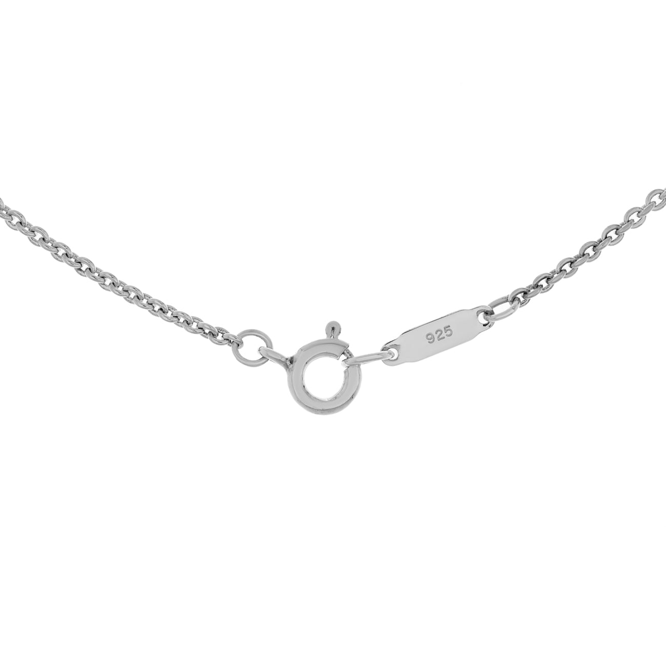 Exclusive Tiffany & Co. Sterling Silver Signature X Pendant Necklace — Top View