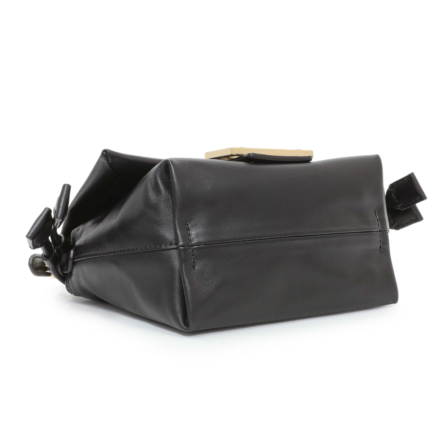 Exclusive Fendi Black Calfskin Mamma Baguette — Back View
