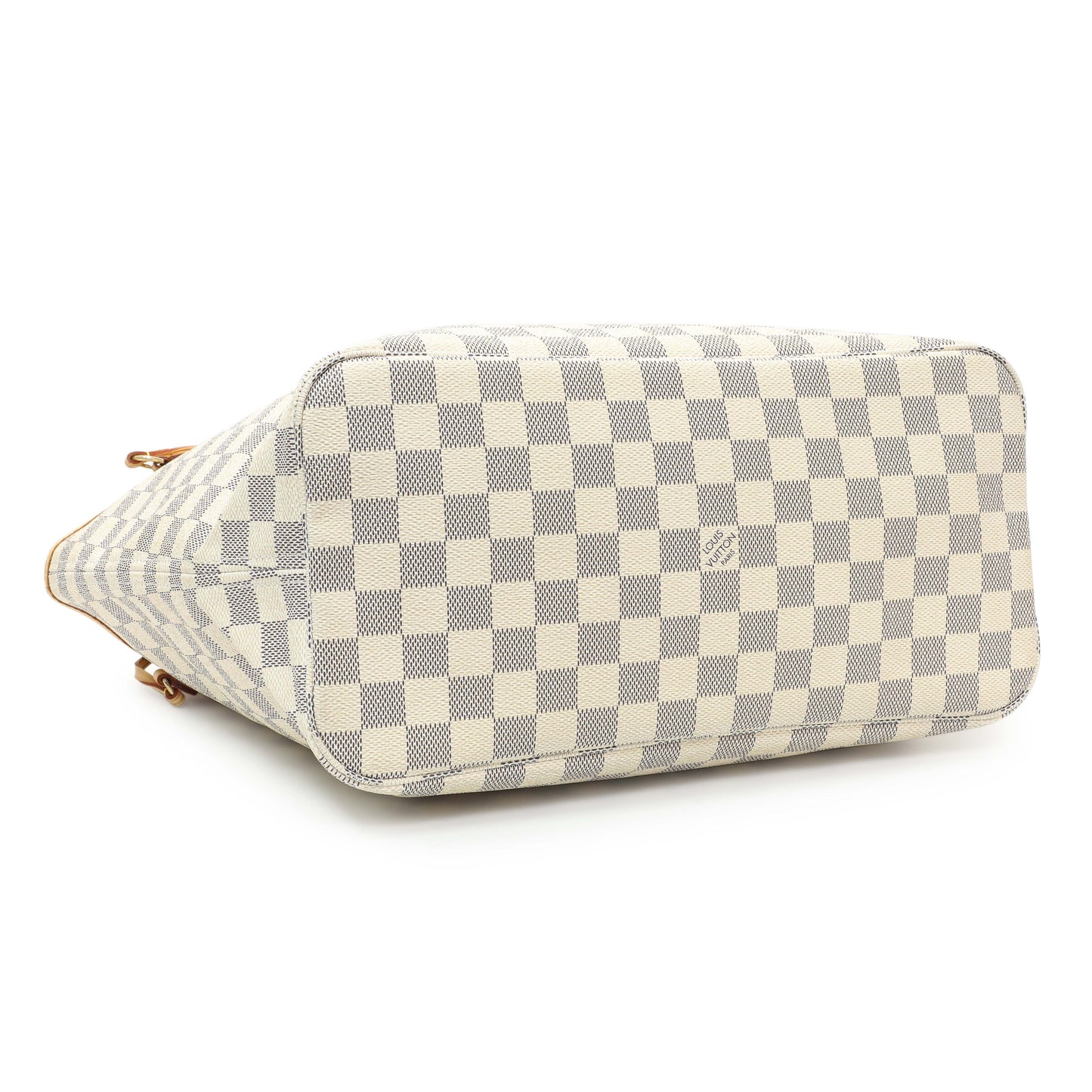 Exclusive Louis Vuitton Damier Azur Neverfull MM — Back View