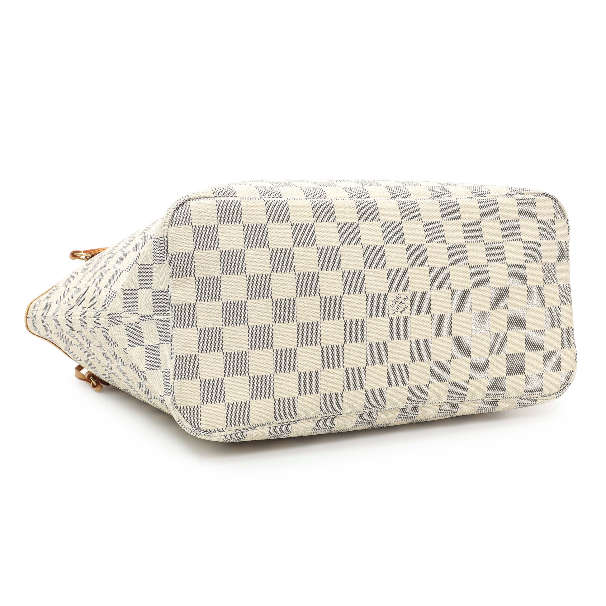 Exclusive Louis Vuitton Damier Azur Neverfull MM — Back View