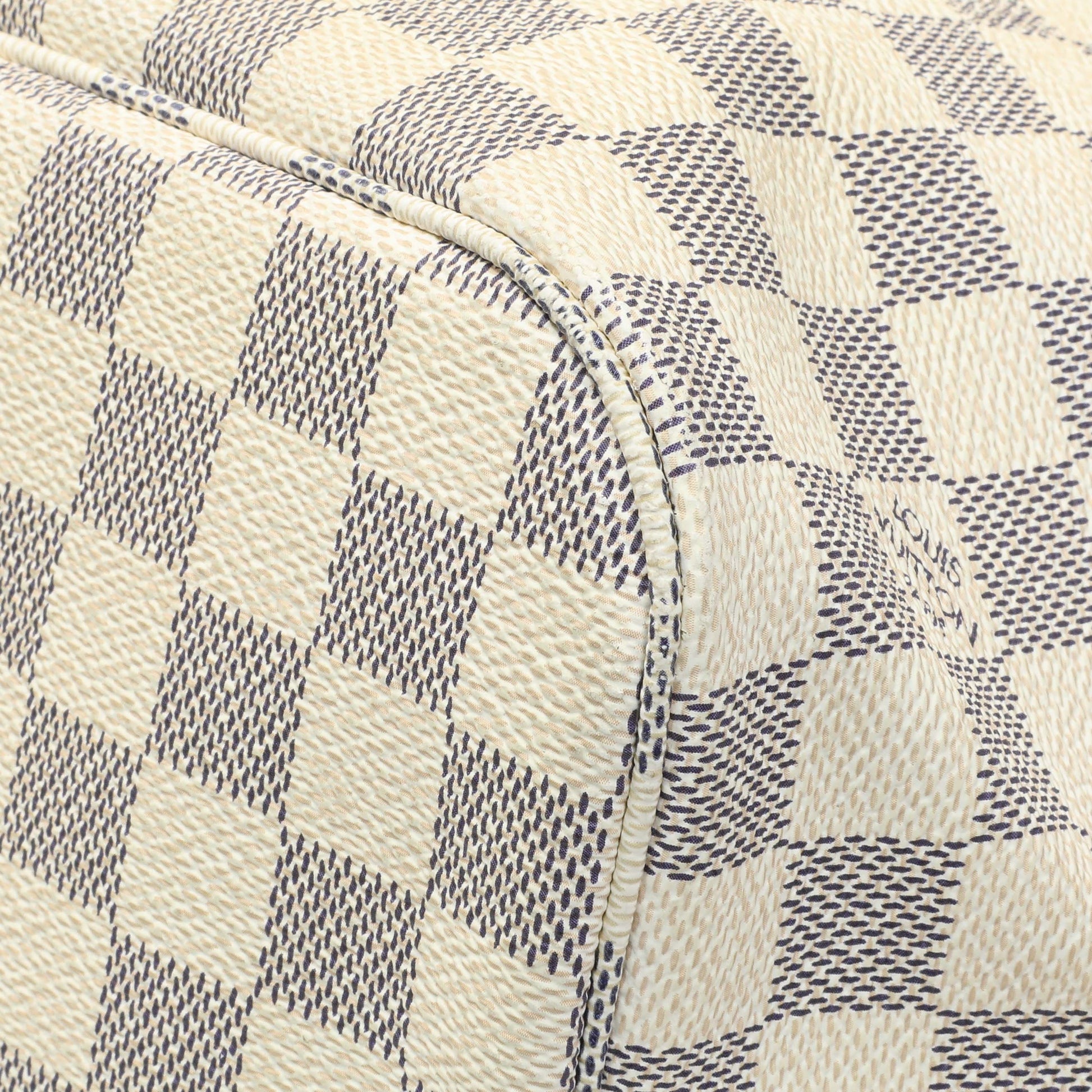 Exclusive Louis Vuitton Damier Azur Neverfull MM — Alternate View 7