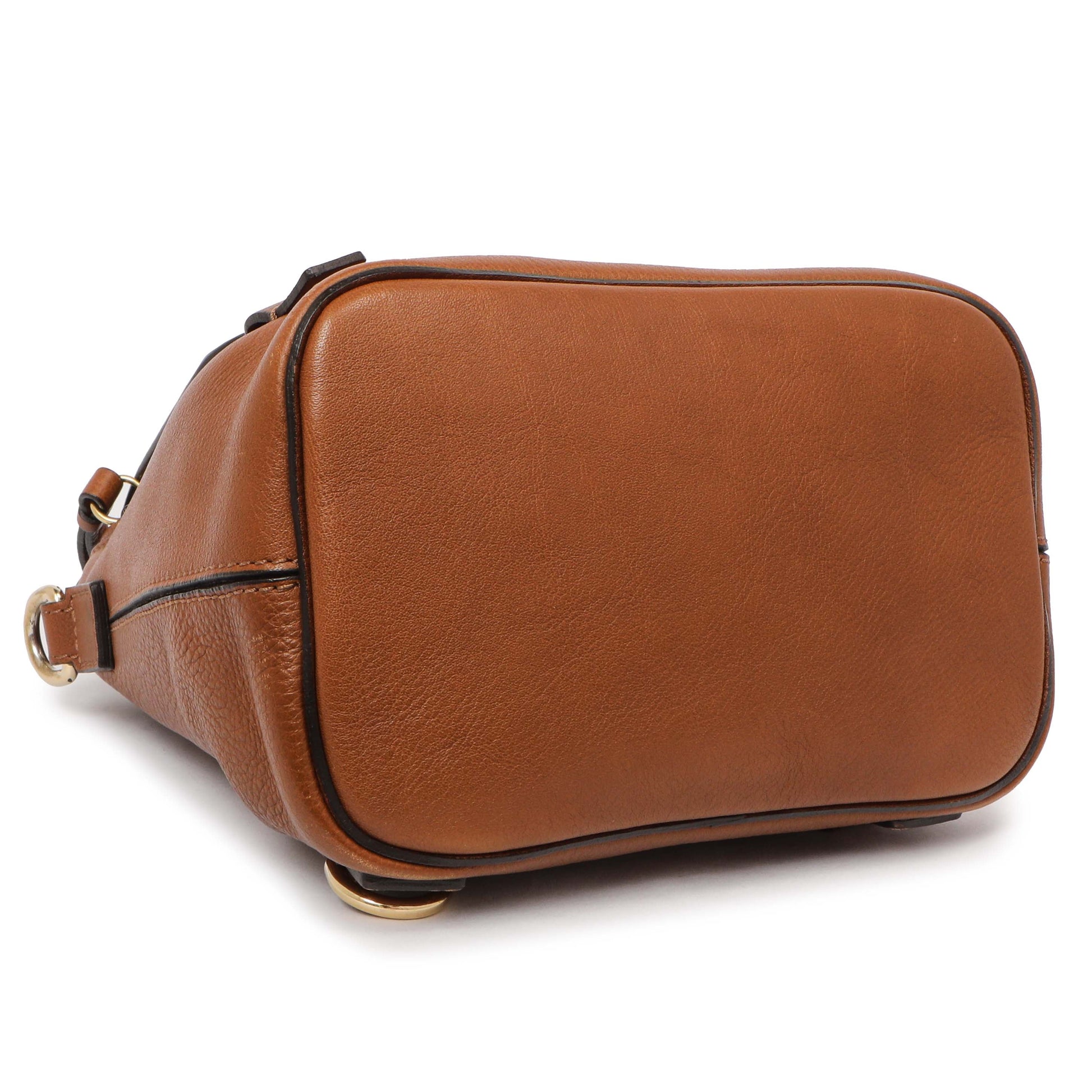 Exclusive Chloe Tan Suede Calfskin Mini Faye Backpack — Back View