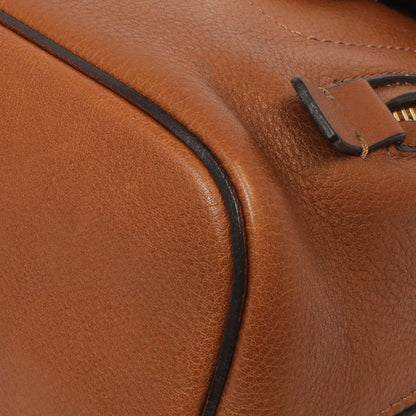 Exclusive Chloe Tan Suede Calfskin Mini Faye Backpack — Detail View