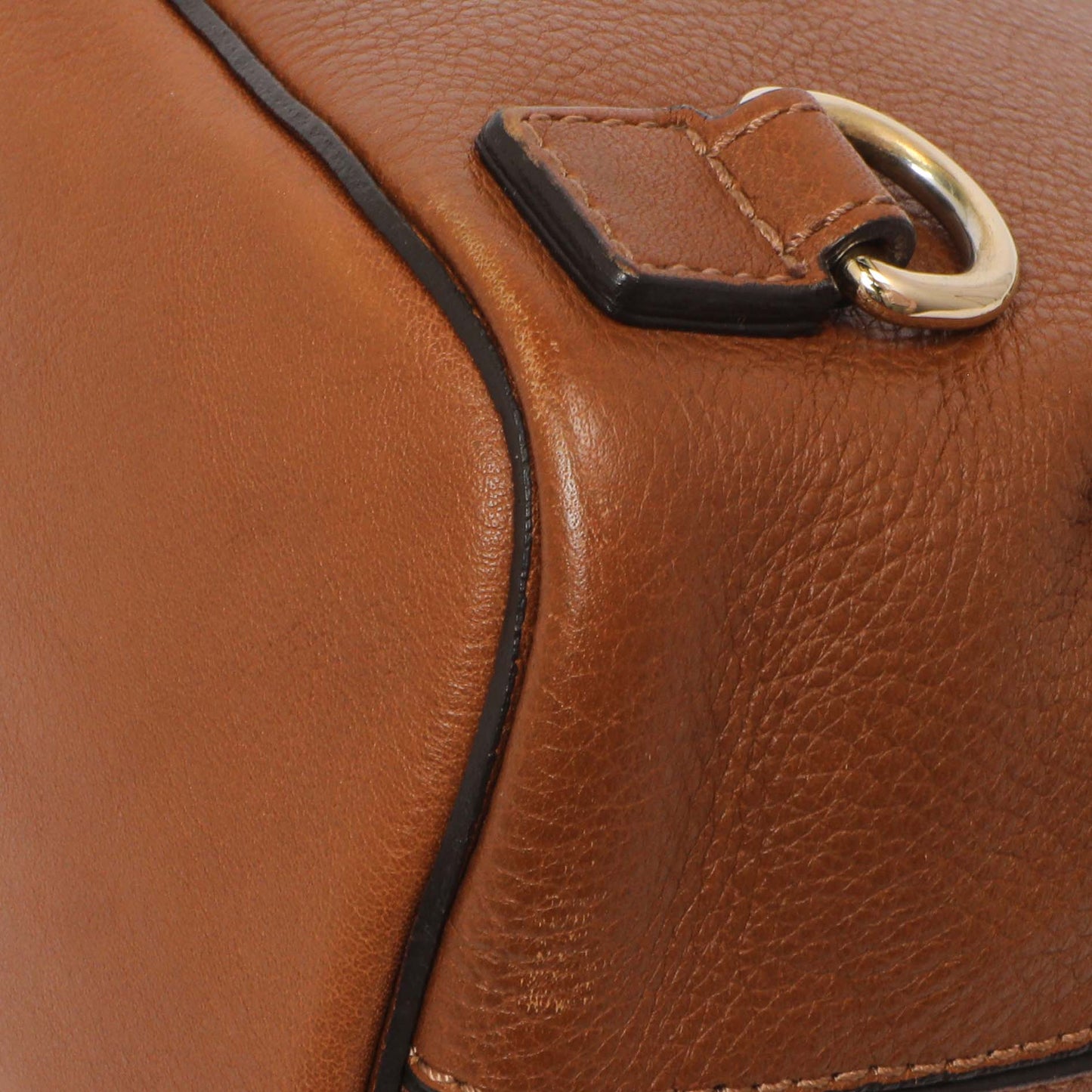 Exclusive Chloe Tan Suede Calfskin Mini Faye Backpack — Lifestyle View