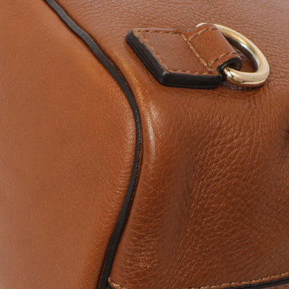 Exclusive Chloe Tan Suede Calfskin Mini Faye Backpack — Lifestyle View