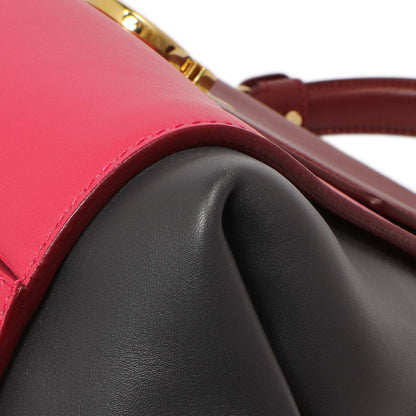 Exclusive Salvatore Ferragamo Multicolor Calfskin Sofia Shoulder Bag — Detail View