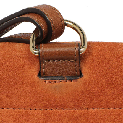 Exclusive Chloe Tan Suede Calfskin Mini Faye Backpack — Alternate View 11