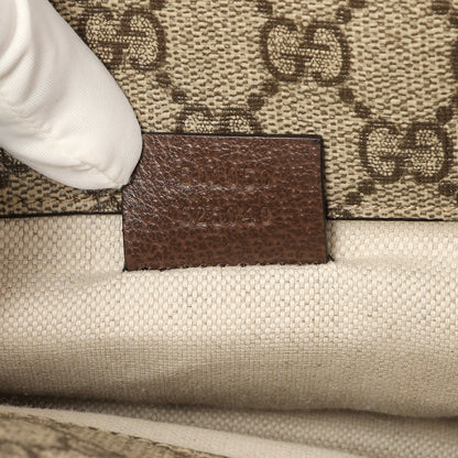 Exclusive Gucci GG Supreme Monogram Web Neo Vintage Small Messenger — Alternate View 9