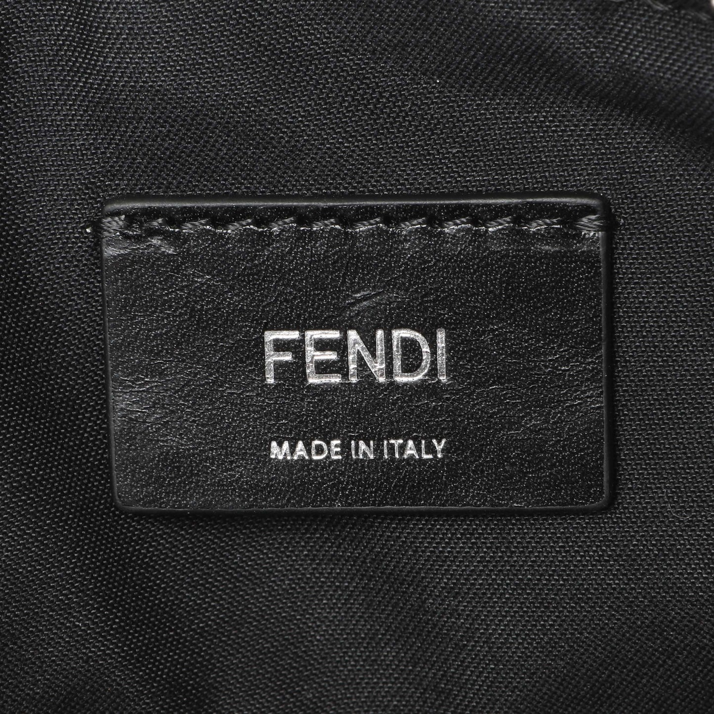 Exclusive Fendi Diagonal Brown FF Canvas Camera Case — Detail View