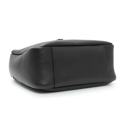 Exclusive Saint Laurent Black Calfskin Small Le 5 A 7 Soft Hobo — Back View