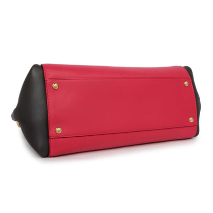 Exclusive Salvatore Ferragamo Multicolor Calfskin Sofia Shoulder Bag — Back View