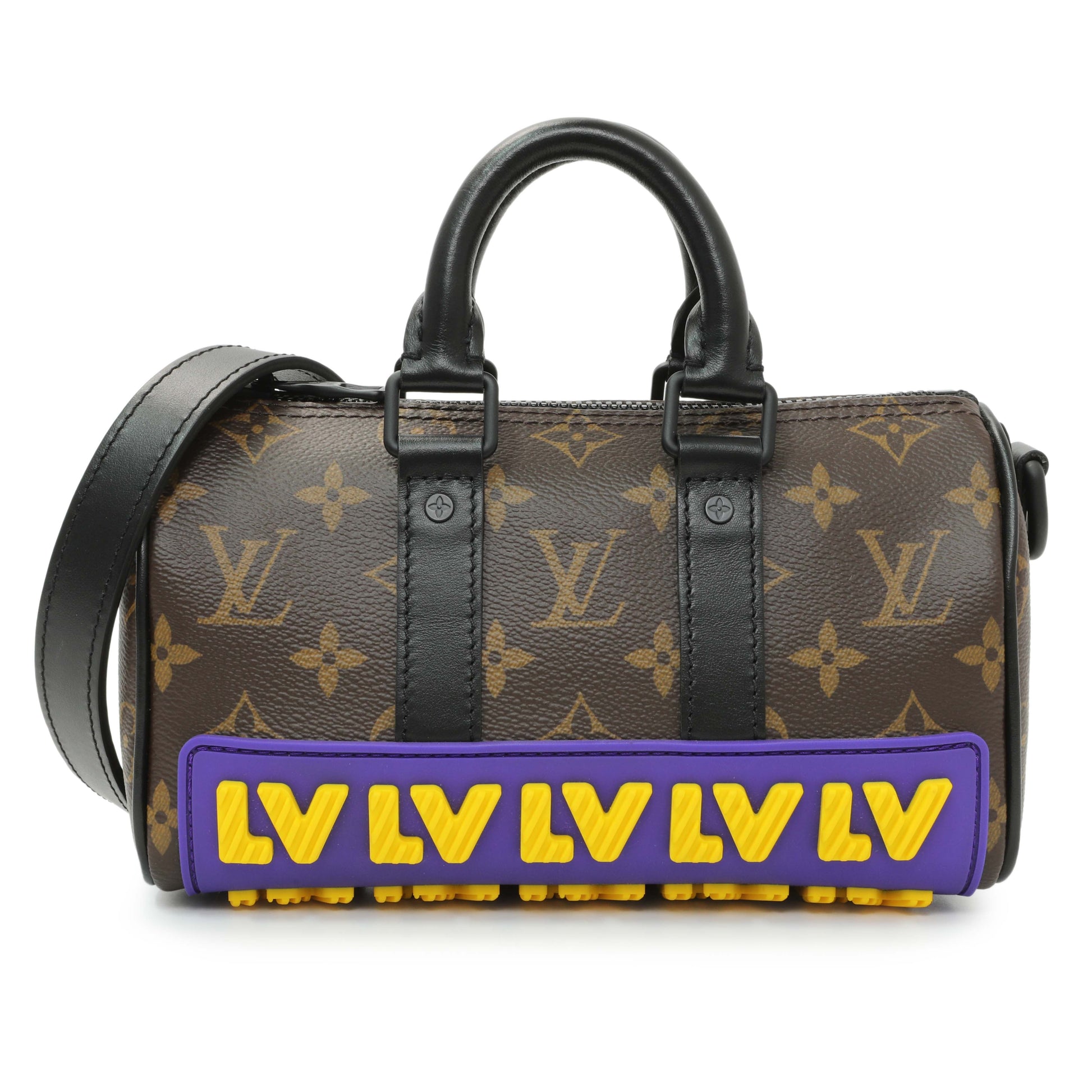 Exclusive Louis Vuitton Monogram LV Rubber Keepall XS — Front View