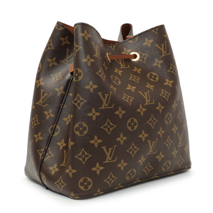 Exclusive Louis Vuitton Caramel Monogram Neonoe MM — Side View