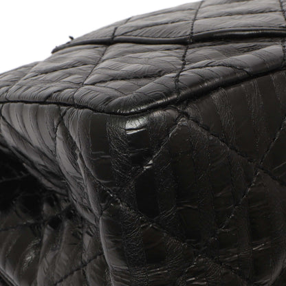 Exclusive Chanel Black Metallic Striped 2.55 Reissue Double Flap 227 — Alternate View 7
