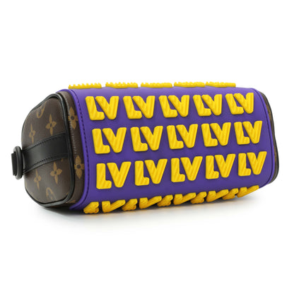 Exclusive Louis Vuitton Monogram LV Rubber Keepall XS — Back View