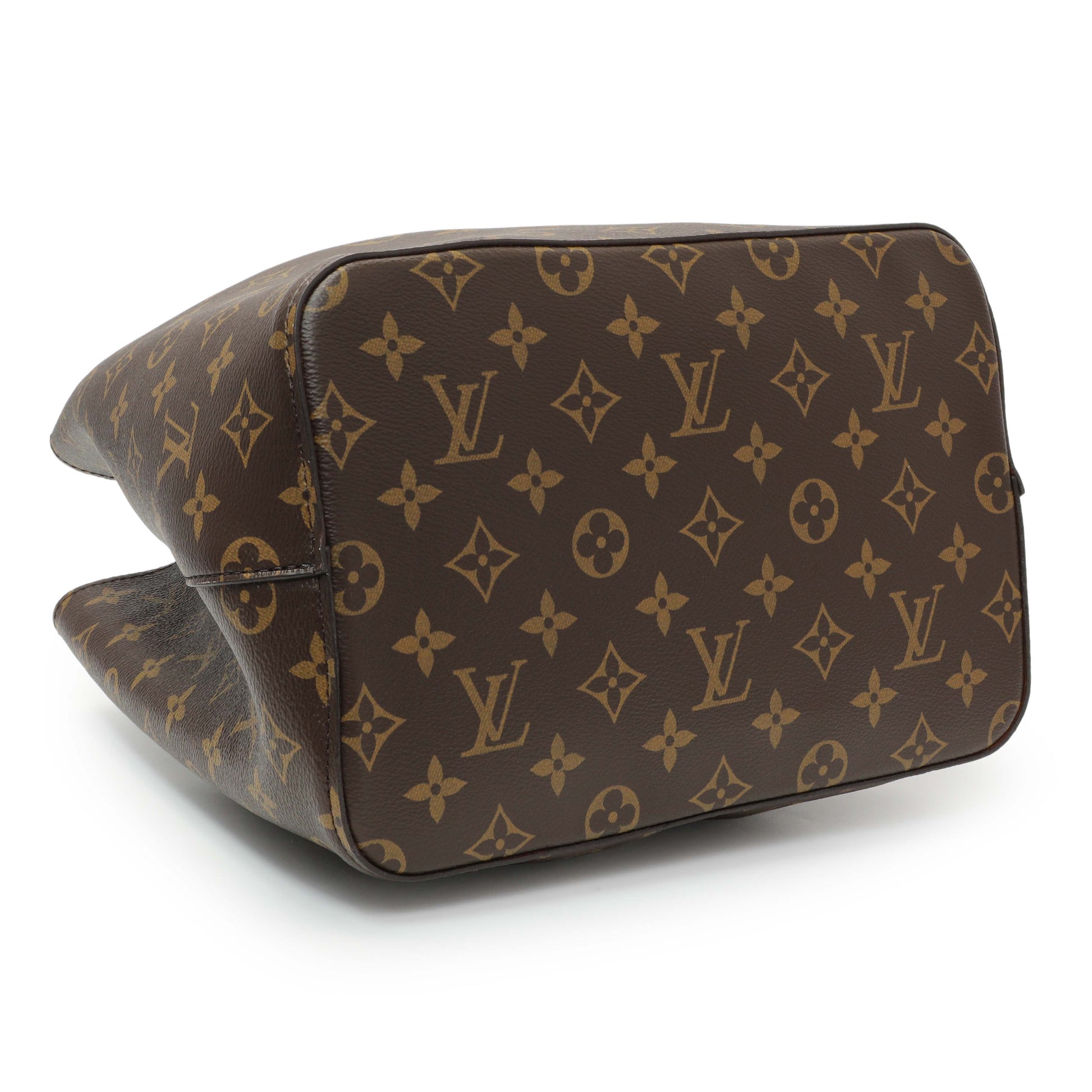 Exclusive Louis Vuitton Caramel Monogram Neonoe MM — Back View