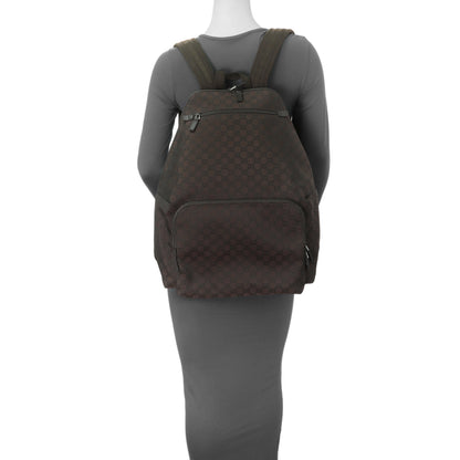 Exclusive Gucci Brown Monogram Nylon Day Backpack — Alternate View 8