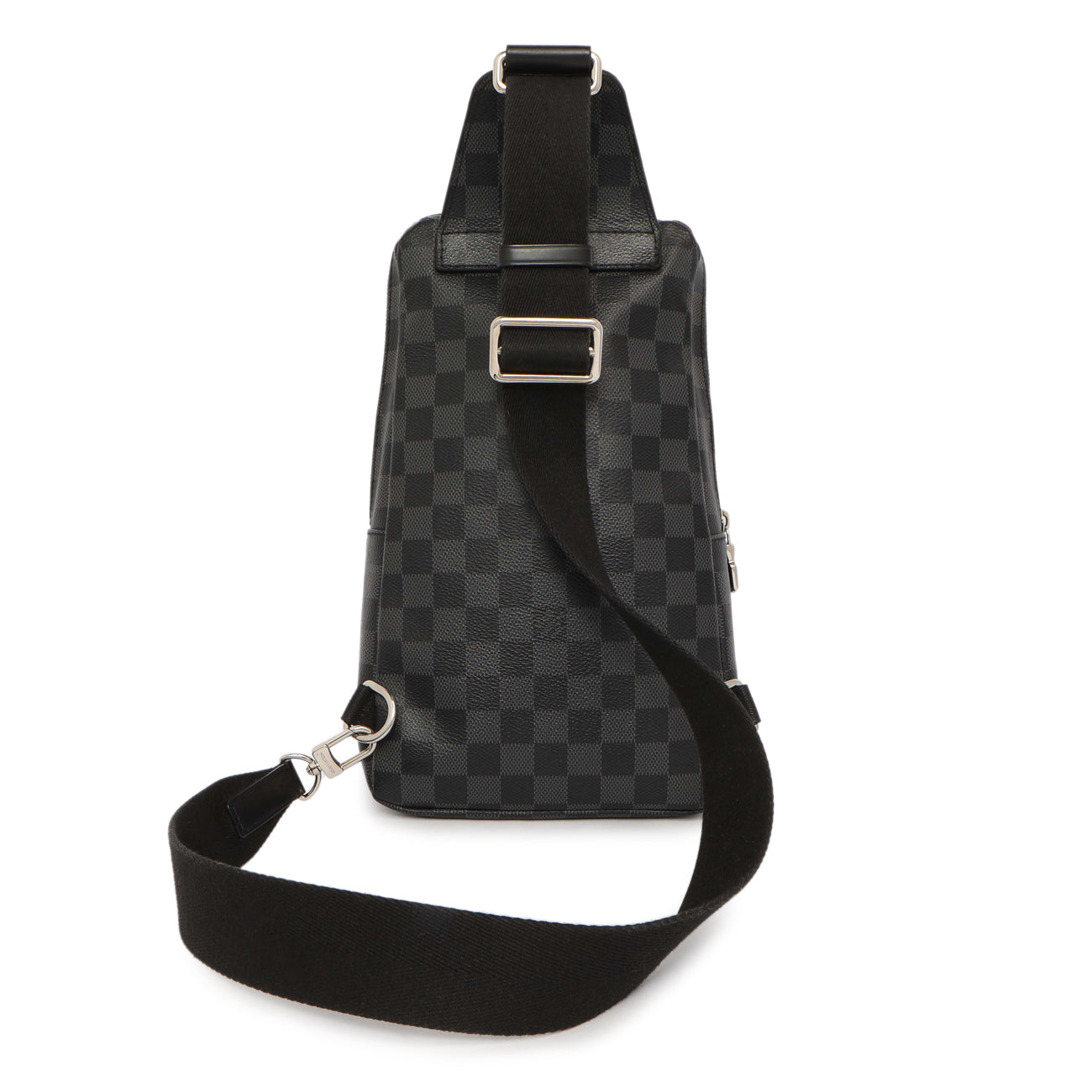 Exclusive Louis Vuitton Damier Graphite Avenue Sling Bag — Side View