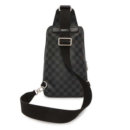 Exclusive Louis Vuitton Damier Graphite Avenue Sling Bag — Side View
