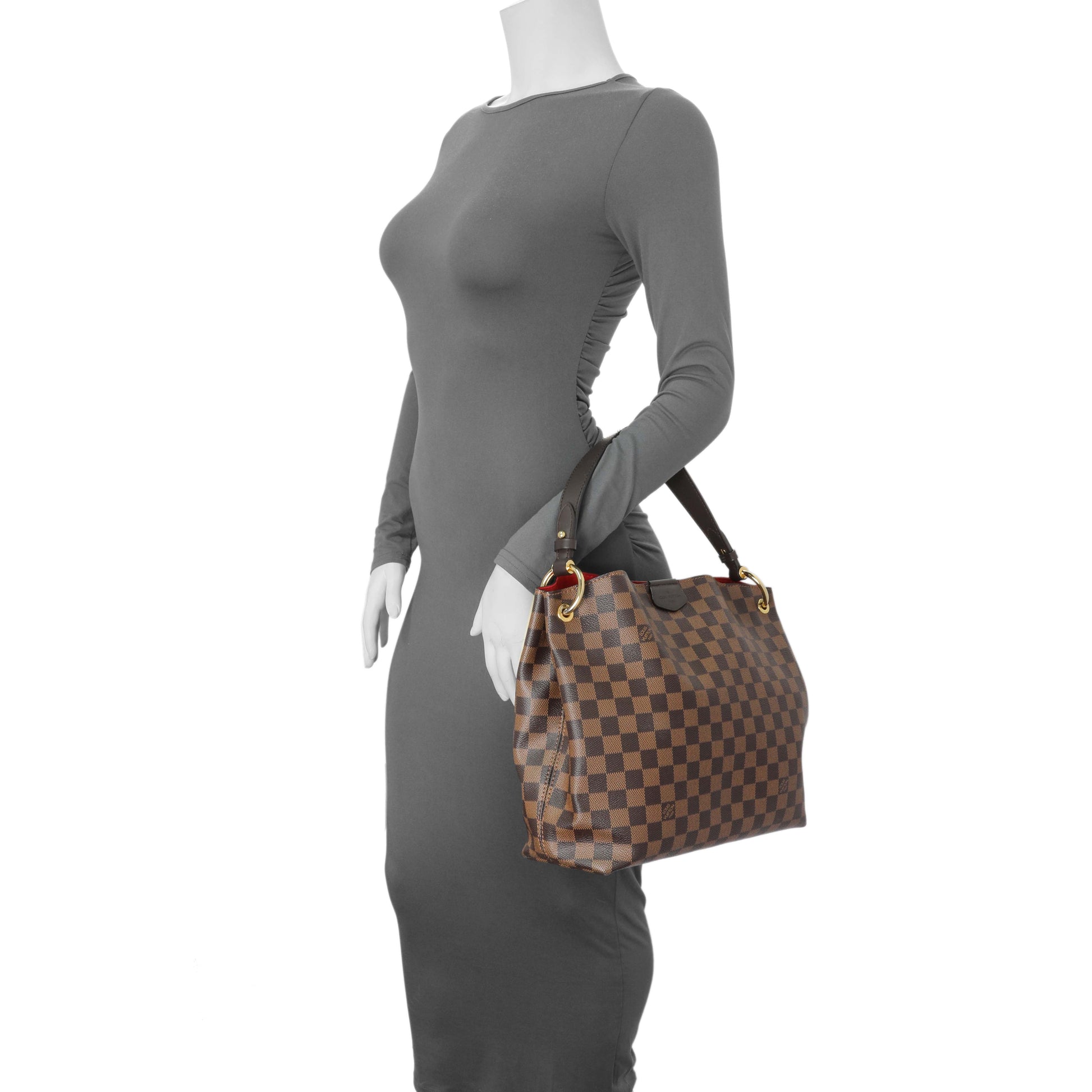 Exclusive Louis Vuitton Damier Ebene Graceful PM — Alternate View 11