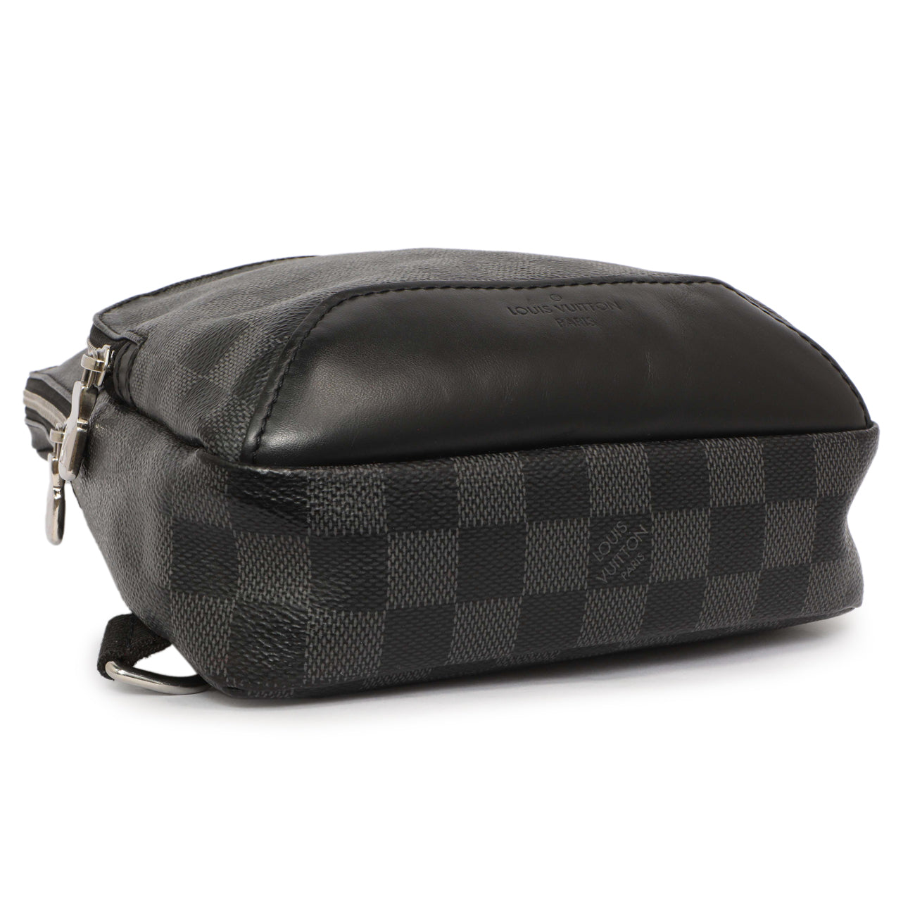 Exclusive Louis Vuitton Damier Graphite Avenue Sling Bag — Back View