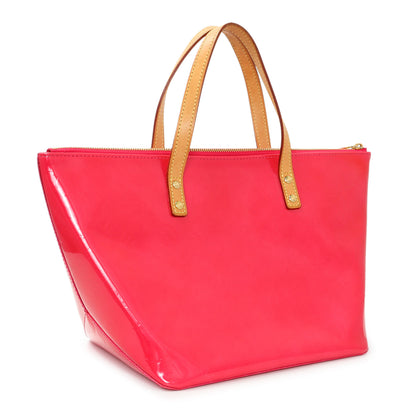 Exclusive Louis Vuitton Pink Vernis Bellevue PM — Side View