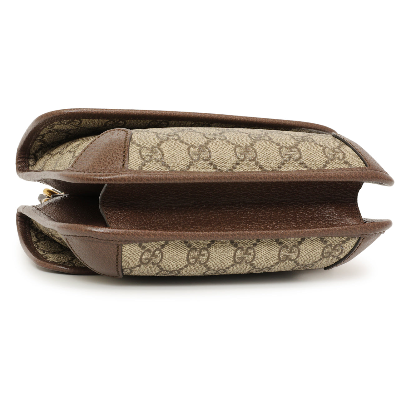 Exclusive Gucci GG Supreme Monogram Web Neo Vintage Small Messenger — Top View