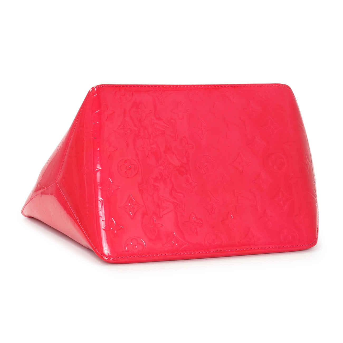 Exclusive Louis Vuitton Pink Vernis Bellevue PM — Back View