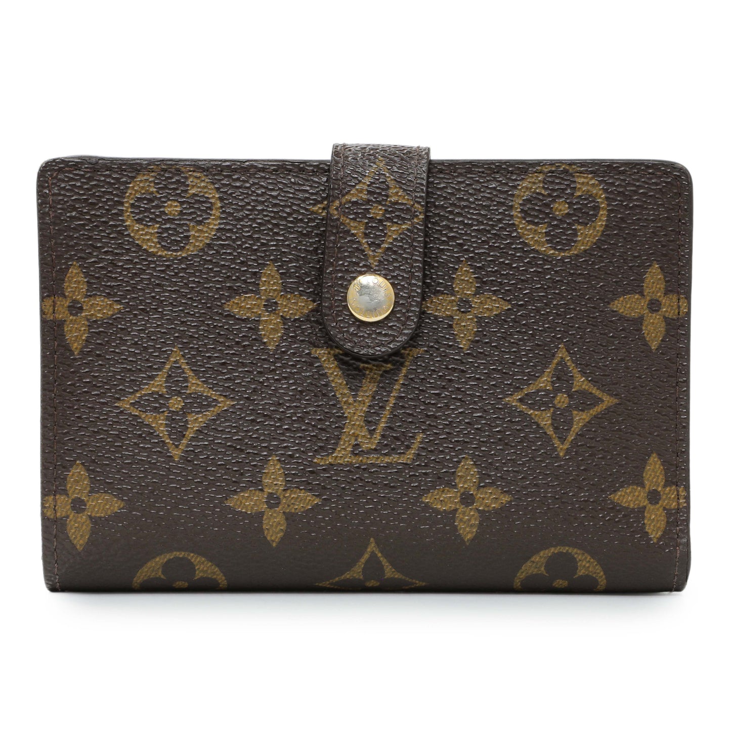 Exclusive Louis Vuitton Monogram French Purse Wallet — Front View